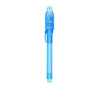 Stylo À Encre Invisible, Stylo Magique Avec Lumière UV, Marqueur Magique Secret - Écrivez Des Messages Secrets, Ne Laisse Aucune Trace, Convient Aux Adolescents (Bleu)