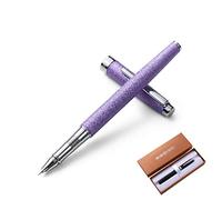Stylo À Encre Iridium Stylo En Métal Mat Pointe Sombre Étudiants Masculins Et Féminins Calligraphie Calligraphie Bureau Cadeau D'Affaires Stylo Pack De 1