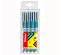 Stylo À Encre Stabilo Worker Coloré Bleu