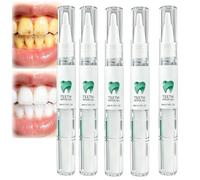 Stylo à essence blanchissante pour traitement instantané des gencives douces, soin des gencives apaisant et gel hydratant pour les dents, gel buccal nettoyant en profondeur,ge/l de réparation (5pcs)