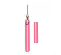 Stylo à fil chaud sans fil pour coupe de planches en mousse - Stylo de gravure de précision avec pointe en alliage pour la fabrication d'art et le scrapbooking - Outil léger de 16,5 cm (rose)