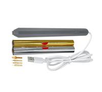 Stylo à film chaud - Stylo ABS doré avec 4 pointes métalliques | Outil d'estampage à chaud pour bricolage précis, scrapbooking pour adolescents, adultes, travail du cuir, dessin et fabrication de
