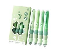 Stylo à Friction coloré, 4 pièces, avec étui en éponge confortable et modèles rétractables, ensemble effaçable pour une écriture lisse, éponge de couleur