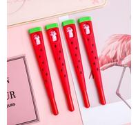 Stylo À Gel Cochon Pastèque, 1 Pièce, Mignon Kawaii, Fournitures Scolaires Et De Bureau, Papeterie Scolaire Pour Étudiants, Stylos Créatifs Amusants Et Doux