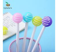 Stylo À Gel Coloré En Forme De Sucette Au Chocolat, 1 Pièce, Mignon Kawaii, Papeterie Scolaire Et De Bureau, Créatif, Joli Et Doux