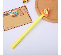 Stylo À Gel Créatif Kawaii, Pour Restauration Rapide, École, Bureau, Doux, Mignon, Drôle, Frites, Pain Pop-Corn, Pizza, 1 Pièce