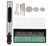 Stylo à graver électrique LDAUYZLING en alliage d'aluminium argenté, mini-graveur avec puce de protection intelligente contre les surcharges