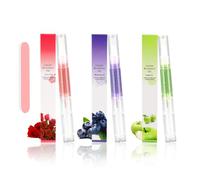 Stylo à huile à cuticules,Stylo à huile de nutrition 3PCS avec lime à ongles,Huile à cuticules pour ongles,Cuticule à l’huile pour ongles pour réparer les ongles fissurés et secs