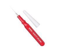 Stylo à huile de précision - outil de réparation de montres avec poignée en aluminium de 7 cm, pointes à aiguilles de taille multiple rouge noir bleu vert, applicateur de lubrification professionnel