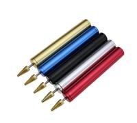 Stylo à huile en laiton avec bord en cuir - Outil d'économie de peinture lisse - Outil d'économie de peinture pour le bricolage, la fabrication de ceintures, portefeuilles, sacs