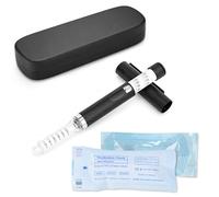 Stylo à insuline réutilisable, cadran de dosage réglable, stylo portable de 60 unités avec cartouches de 3 ml, pour un usage quotidien et une utilisation à long terme (noir)