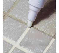 Stylo à joint de carrelage imperméable et séchage rapide, livré avec des embouts de rechange. Stylo à joint de mur, stylo à joint décoratif anti-moisissure pour carrelages, sols, salles de bains. Outi