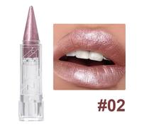 Stylo À Lèvres Velours Nacré 6 Couleurs,Polyvalent,Hydratant Longue Durée,Imperméable,Éclaircissant,Paillettes,Maquillage Pour Les Lèvres,Outil Cosmétique.02.3g