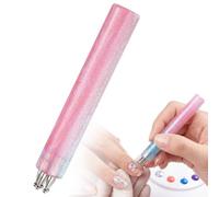 Stylo à ongles à 5 pétales de fleur, outils de manucure, boule en acier inoxydable facile à contrôler, pointe fine de 1,8 mm, marqueurs de précision pour peinture, sculpture, strass, bricolage et