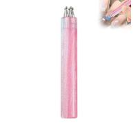 Stylo à ongles à 5 pétales de fleur, pointe fine de 1,8 mm, outil de conception de fleur à un seul coup, pointe boule en acier inoxydable, outil de pointillage pour nail art pour débutantes, filles et