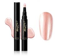 Stylo à ongles à séchage rapide - Vernis à ongles rose nacré - À base d'eau - Sans lampe UV - Vernis à ongles longue durée pour ongles naturels - Stylo de nail art précis pour manucure à faire