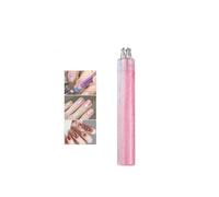 Stylo à ongles en acrylique à 5 pétales - Pointe à bille en acier inoxydable - Léger - Outil de conception de fleur à un seul trait - Pour débutantes, filles, adultes, femmes, loisirs créatifs, salon