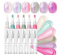Stylo à Ongles Gel 6 Couleurs Séchage Sans Lampe UV