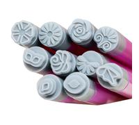 Stylo À Ongles - Motifs De Fleurs Et De Papillons, Kit D'estampage