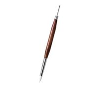 Stylo à ongles polyvalent à deux extrémités avec pointes fines et épaisses - Stylo de sculpture pour ongles - Convient pour les amateurs de manucure à double tête - Outil de sculpture sur bois - Outil