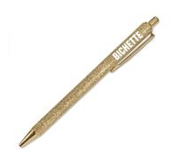 Stylo a Paillettes Dore bichette