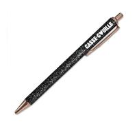 Stylo a paillettes noir casse couilles