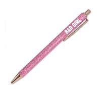 Stylo a paillettes rose bad girl