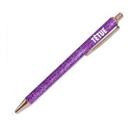 Stylo a Paillettes Violet tetue