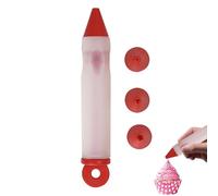 Stylo À Passepoil - Stylo D'écriture Alimentaire En Silicone | Stylos Colorants Alimentaires | Kit De Décoration De Pâtisserie À La Crème Ďe Biscuits, Pour Fondant, Glaçage Đe Gâteau, Cuisson, Glaçage