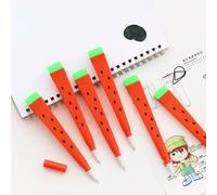 Stylo À Pastèque Mignon, 4 Pièces, Papeterie Créative Pour Bureau, École, Cadeau