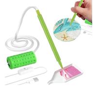 Stylo à peinture avec pierres précieuses sous vide - Ensemble de stylos pour sous vide Gem Art, kit d'outils d'art diamant avec poignée ergonomique, plateau de rangement | accessoire de collection D