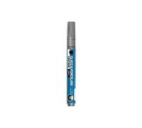 Creotime stylo à peinture verre & porcelaine contour argent Argent