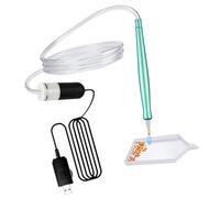 Stylo à pierres précieuses sous vide - Fonctionnement silencieux - Poignée ergonomique - Vitesse réglable - Pour travaux manuels non cousus - ABS - Peinture