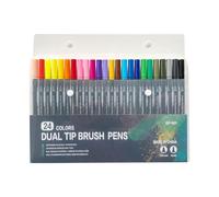 Stylo à pinceau pour stylos à pinceau à double extrémité | marqueur pour | pinceaux de couleur avec deux pointes, marqueurs pour marqueurs de dessin, marqueurs pour peinture pour