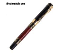 Stylo À Plume De Calligraphie, Sculpture En Or Acajou, De Haute Qualité, Fournitures De Bureau, Pour Étudiants, École Professionnelle, Nouvelle Encre Bleue Et Noire