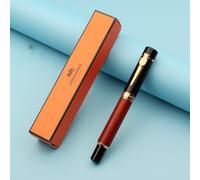 Stylo À Plume En Bois De Luxe 650 Ou 8802, Pointe De 0.5mm, Encre De Haute Qualité Pour Écriture, Papeterie Fournitures Scolaires Et De Bureau