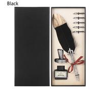 Stylo À Plume En Métal Vintage, Ensemble D'encre De Deuxième Génération, Plume Antique, Trempage, Avec Encre, Fourniture Artisanale Pour Scrapbooking