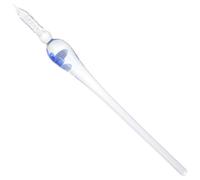 Stylo à Plume en Verre pour Calligraphie, Couleur Colorée, Simple | Verre Poli Lisse, Changement de Couleur Facile, Nettoyage Rapide, pour Journaling Artistique et Mariage