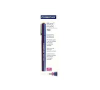 Staedtler Mars Matic, Stylo à pointe tubulaire professionnel pour le dessin sur papier, Pointe de 0.13 mm, Livré dans un étui en carton, 700 M013
