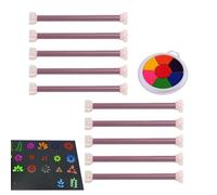 Stylo à points floraux | 10 pièces formes à pétales outils pour peinture à points | Multi-usages Stylo Art Matériaux pour création en argile | pour projets Studio Carte postale Agenda Album