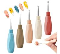 Stylo à Points pour Ongles et Kit de Manucure Beauté Grooming Design 5 | Stylo dotting design d'ongles pour maison, salon, voyages, vacances, anniversaires, fêtes, femmes, petite amie