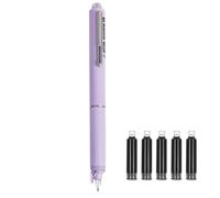 Stylo à pression pour débutants avec cartouche d'encre rechargeable comme outil d'écriture, stylo d'apprentissage de la calligraphie, pour les élèves primaires dans la salle de classe lisse 10 ml (C