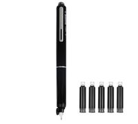 Stylo à pression pour débutants avec cartouche d'encre rechargeable comme outil d'écriture, stylo d'apprentissage de la calligraphie, pour les élèves primaires dans la salle de classe lisse 10 ml (F