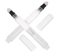 Stylo à Pression Rechargeable 3ml avec Pointe Éponge, Lot de 2 | Contenant PP et Pc, Format Compact Léger, pour Retouches D’ombres et Correcteur au Bureau