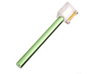 Stylo à rouleau pour peinture sur les bords en cuir - Outil pour appliquer des joints d'étanchéité et des teintures - Poignée en alliage d'aluminium - Récipient à huile en plastique - Roue en cuivre