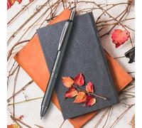 Stylo à rouleaux gel rétractable en alliage Pentel EnerGel noir mat corps enc...