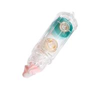 Stylo à ruban adhésif - Ensemble de 4 rouleaux adhésifs, 10,9 cm, stylos de scrapbooking rotatifs à 360 degrés pour le journal, le bureau, l'emballage de cadeaux, les projets artistiques, les albums p