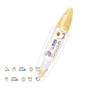 Stylo à ruban décoratif mignon, animaux mignons appuyez sur un stylo décoratif, un joli journal de scrapbooking Tapes de correction décorative, des autocollants de motif de dessin animé machine stylo