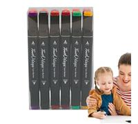 Stylo à séchage rapide pour Mark - Design innovant pour une application sans effort, stylo à séchage rapide pour Mark | Lot idéal de 12 marqueurs à séchage rapide dans des couleurs vives, id al