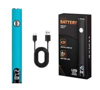 Stylo à souder rechargeable par USB 650 mAh avec affichage numérique LED Température réglable Batterie filetée 510 pour appareils ménagers Kit électronique avec connecteurs fonction de charge